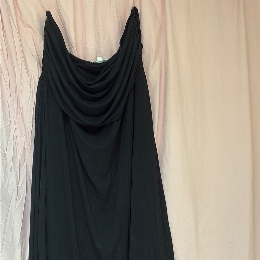 Black 3x J.Jill NWT strapless maxi dress